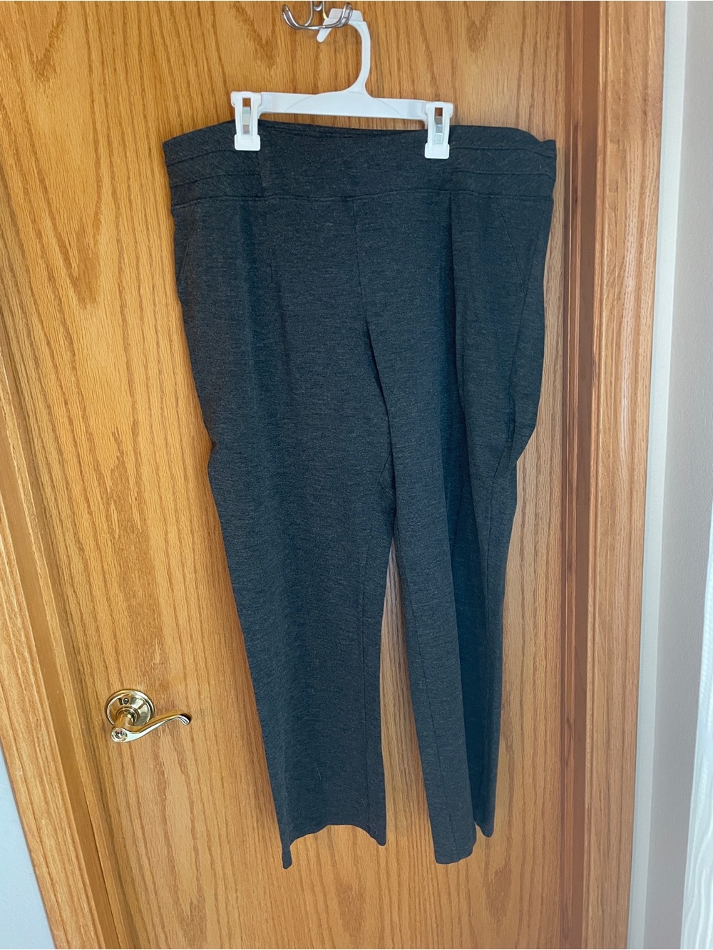 Cato Classic Pull On Pants, Heather Gray, 18/20W